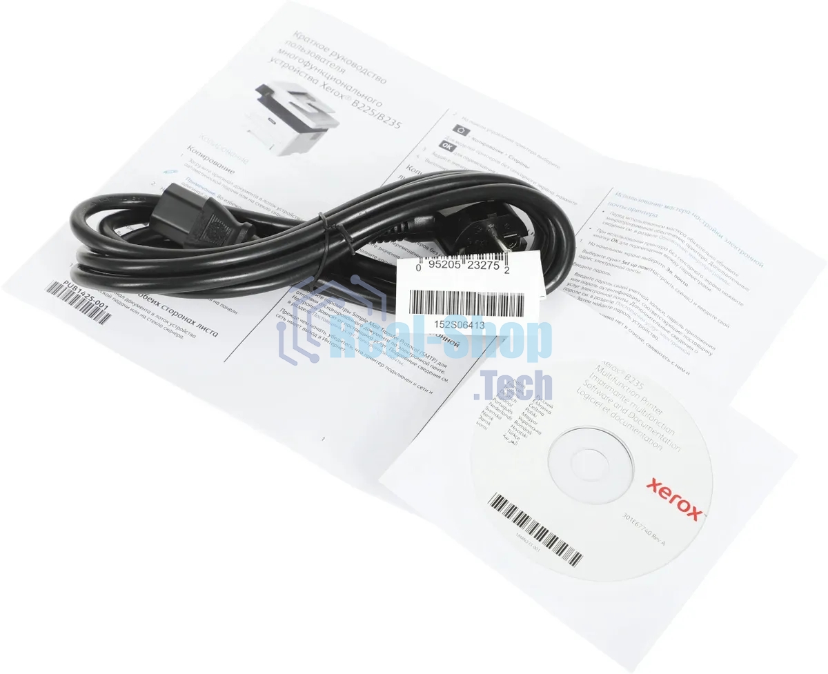 МФУ лазерное Xerox B235 (B235V_DNI), A4, ч/б, печ. до 34 стр/мин., скан. до 23 стр/мин., 600x600dpi, Wi-Fi, USB, Ethernet