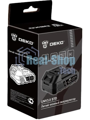 Батарея аккумуляторная Deko UNV3.0 STD 20В, 3.0Ач, 063-4493