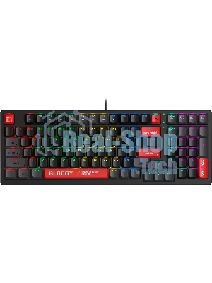 Клавиатура проводная A4Tech Bloody S98 (S98 RED) USB черный/красный