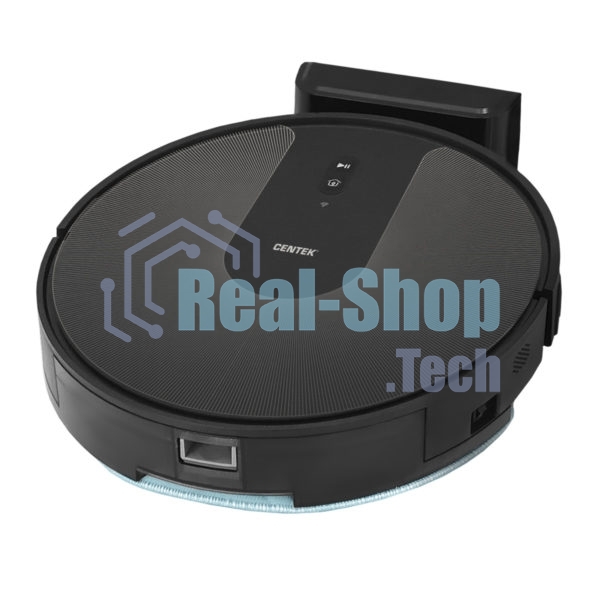 Робот-пылесос Centek CT-2721 черный, 2600 мAч Li-Ion, уборка сухая/влажная, пылесборник контейнер 0.68 л