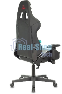 Кресло игровое ZOMBIE Z4, на колесиках, искусственная кожа, черный/красный (viking zombie z4 red)