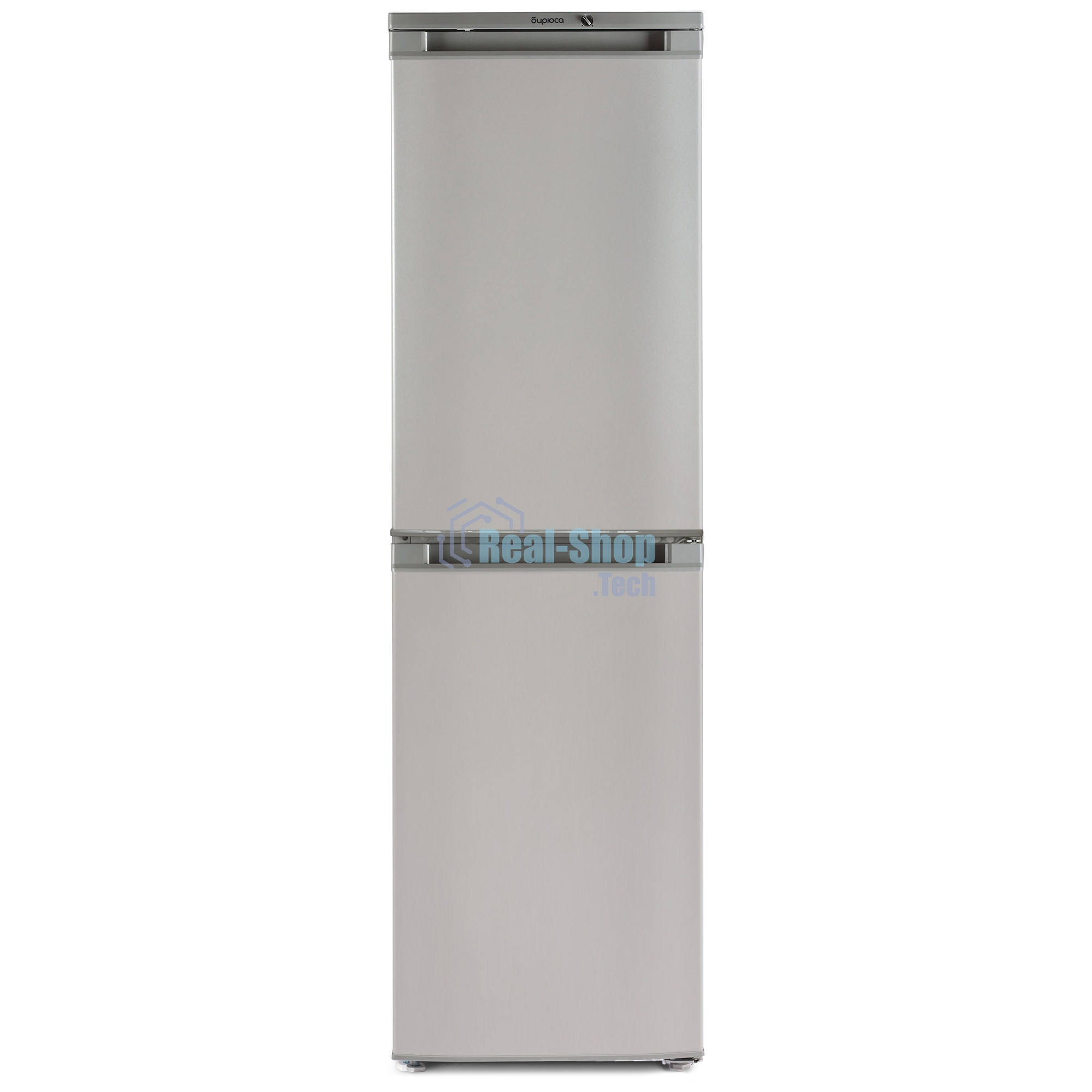 Холодильник Бирюса M420 металлик двухкамерный 125/80л морозилка снизу