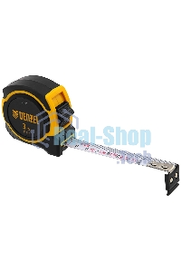 Рулетка Denzel 3м х 16мм, двухкомп. корпус, магнитный обрезиненный зацеп