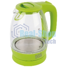Чайник Homestar HS-1012 1,7 л, стекло, зеленый (003943) Чайник Homestar HS-1012 1,7 л, стекло, зеленый (003943)