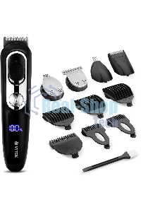 Триммер Vitek VT-2549 BK Питание сеть/аккумулятор. Встроенная аккумуляторная батарея Li-ion 700 mAh 3,7V. Время зарядки 90мин. Время автономной работы 45мин. Влажная очистка. Детальный триммер. Индикатор зарядки. ЖК дисплей с индикацией процента зарядки б