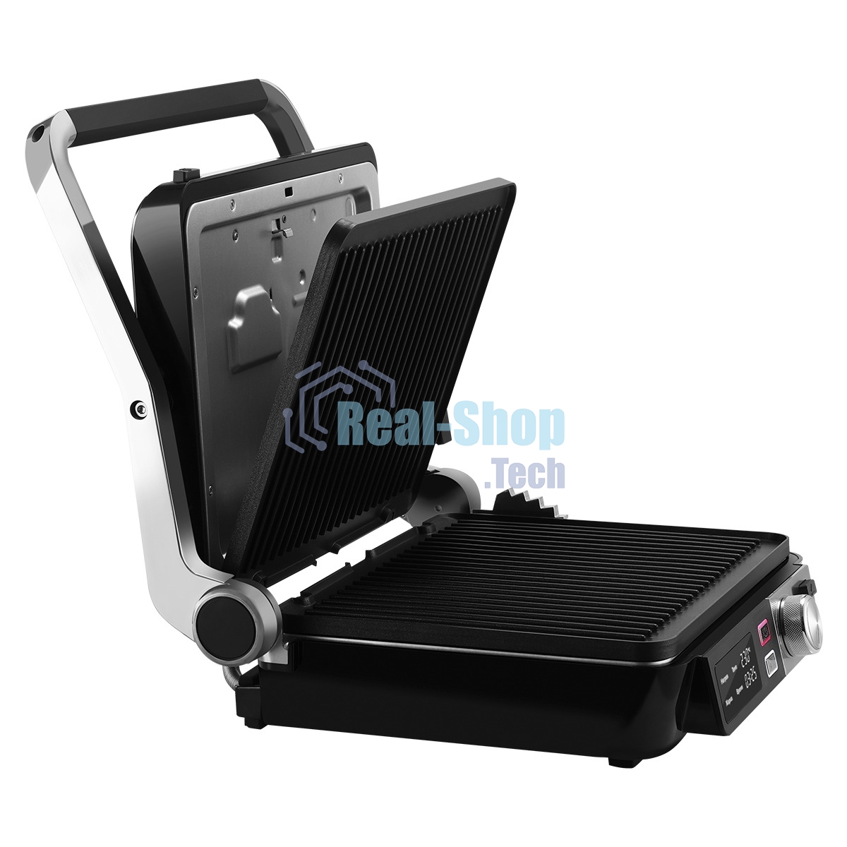 Гриль электрический BQ GR3009 черный/стальной