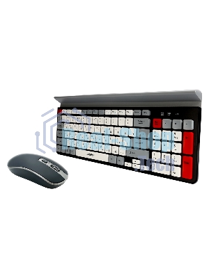 Комплект клавиатура+мышь Smartbuy SBC-201359AG-KW беспроводной, USB, 1600 DPI, чёрный
