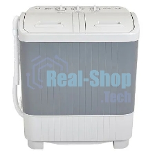 Стиральная машина полуавтоматическая Фея СМП 60 Н светло серый-серый, загрузка вертикальная 6 кг, 1320 об/мин., класс: А