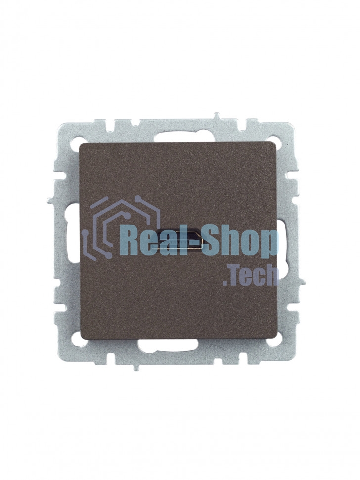 Розетка HDMI IEK BRITE РHDMI-0-БрТБ темная бронза