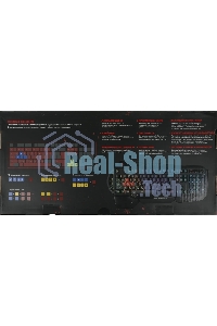 Клавиатура проводная A4Tech Bloody B310N черный USB Multimedia for gamer LED (подставка для запястий) (B310N)