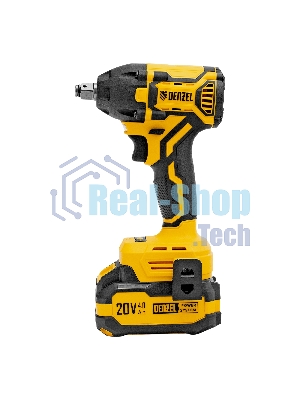 Гайковерт Denzel ударный аккумуляторный бесщет. CIWH-BL-20-350, Li-Ion, 20 В