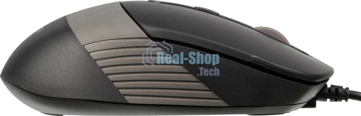 Мышь проводная A4Tech Fstyler FM10 черный/серый, 1600 dpi, USB, кнопки - 4