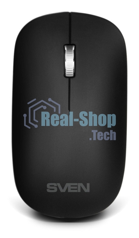 Комплект беспроводной SVEN ножничная клавиатура + мышь KB-C2550W черный (109 кл.,12Fn, 1000DPI, 2+1 кл.)