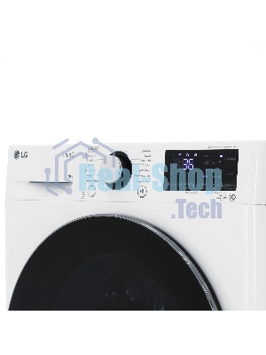 Стиральная машина LG F2V9FW9W белая, загрузка фронтальная 9 кг, 1200 об/мин, класс A