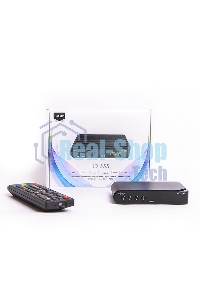 Ресивер эфирный цифровой DVB-T2 HD HD-555 пластик, дисплей, Эфир