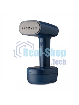 Ручной отпариватель BQ SG1007H, синий, 1800Вт, 2 в 1: Отпаривание и глажка, Быстрый нагрев, Вертикальное и горизонтальное отпаривание, Сухая глажка, Щетка-насадка в комплекте, Резервуар для воды 260 мл, Постоянный пар до 35 г/мин, Тефлоновое покрытие подо