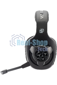 Гарнитура беспроводная/проводная с микрофоном Оклик HS-L575G черный накладные BT оголовье (1895253)