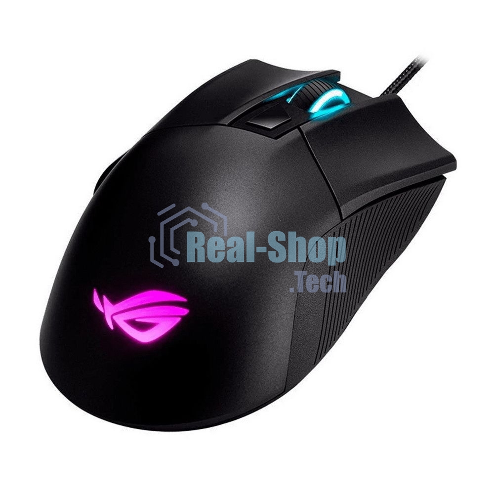 Мышь проводная ASUS ROG Gladius II Core черный, 6200 dpi, USB, кнопки - 6
