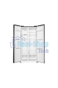 Холодильник Maunfeld MFF177NFSE нержавеющая сталь двухкамерный 263/170л морозилка сбоку, No Frost, Side by Side