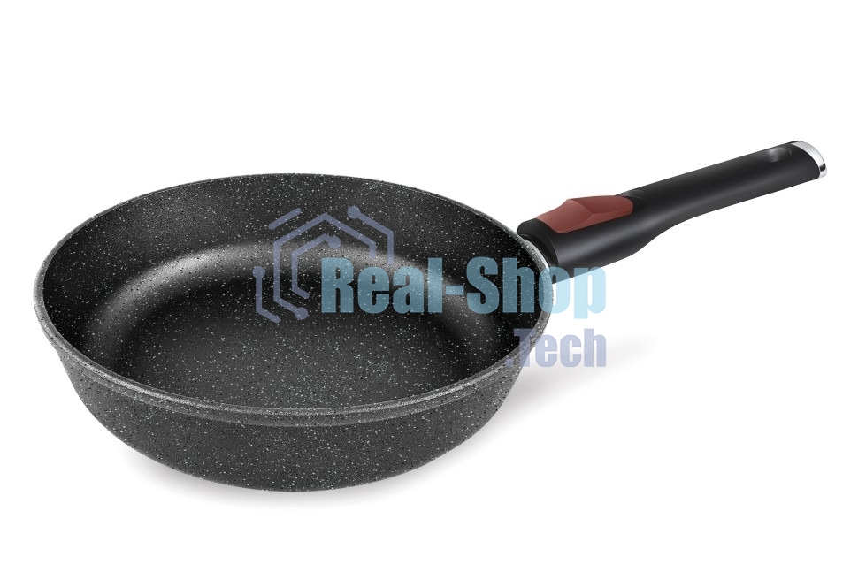 Сковорода НЕВА МЕТАЛЛ ПОСУДА L18020i 20 литая Индукция Гранит с/р