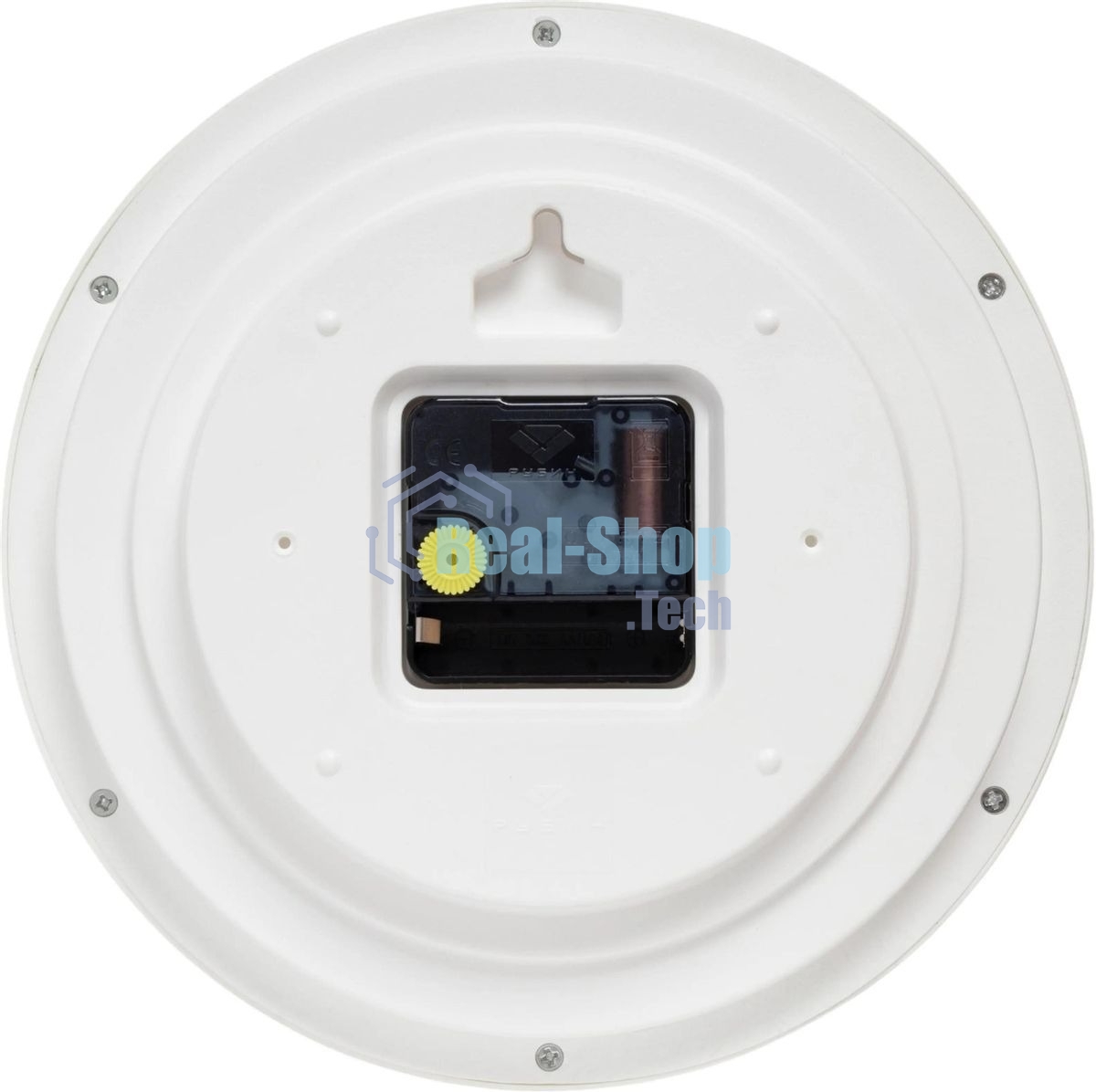 Часы настенные аналоговые Бюрократ WallC-R69P D22см белый