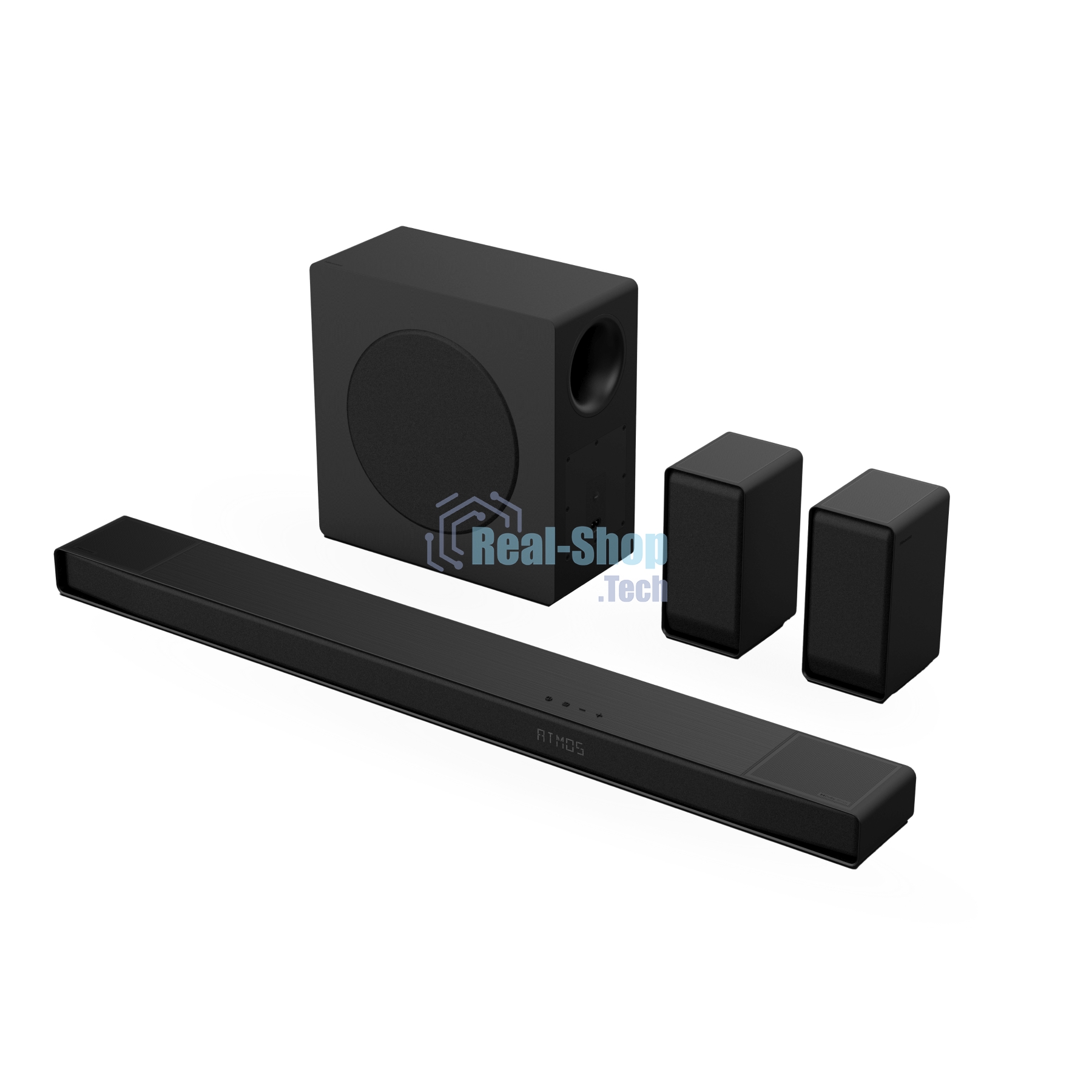 Саундбар Hisense AX5140Q 5.1.2 600Вт черный