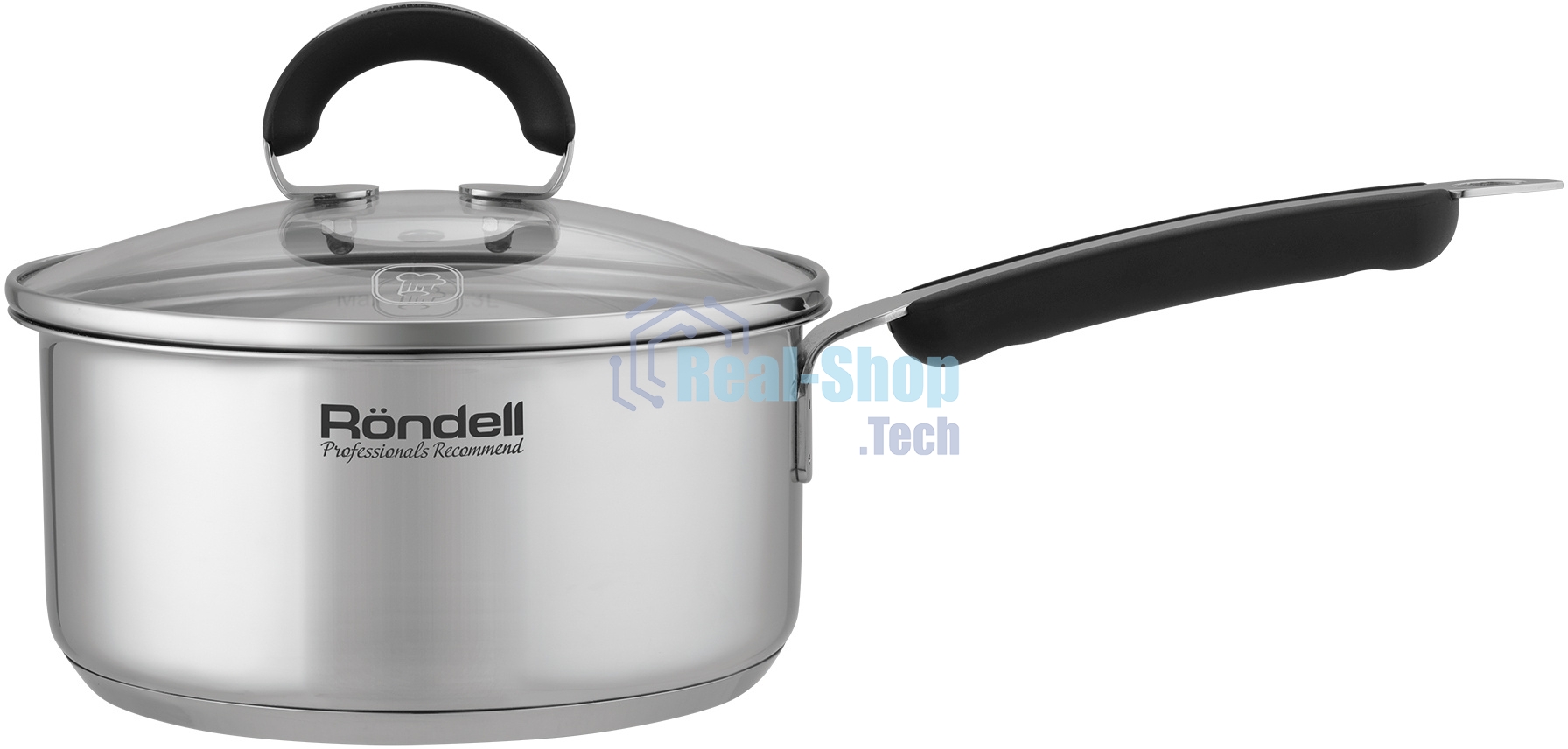 Ковш Rondell Brando RDS-1803 1.3 л. d=16 см (с крышкой)