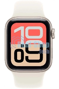 Умные часы Apple Watch SE 3 2025 A3325 44мм OLED корп.сияющая звезда Sport Band рем.сияющая звезда разм.брасл.:M/L (MEHJ4LW/A)