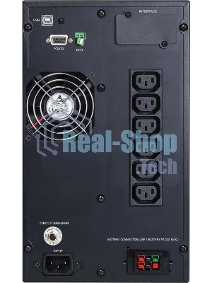 Источник бесперебойного питания Powercom Macan MAC-1500 / 1500 ВА / 1500 Вт / 8 x IEC 320 C13, 1 x IEC 320 С19