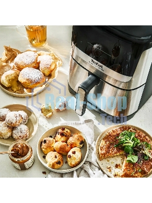 Аэрогриль Tefal Easy Fry Silence EY552DE0 серебристый, 1670 Вт, 5 л, сенсор, 10 программ