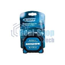 Рулетка Experte, 8 м x 27 мм, двухкомпон. корпус, магнит, двухстор. разметка, нейлон Gross