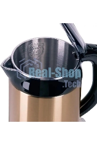 Чайник электрический Red Solution RK-M1582 1.7л. 1800Вт золотистый (корпус: двойные стенки)