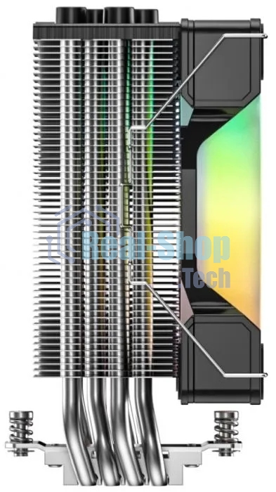 Кулер ID-Cooling SE-214-XT DF ARGB черный 120мм алюминий/медь 1500rpm 27db 4-pin 180W 150мм