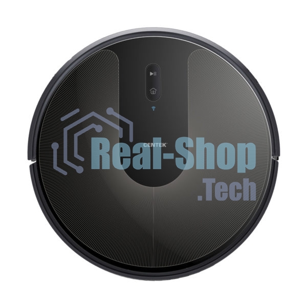 Робот-пылесос Centek CT-2721 черный, 2600 мAч Li-Ion, уборка сухая/влажная, пылесборник контейнер 0.68 л