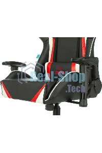 Кресло игровое ZOMBIE Z4, на колесиках, искусственная кожа, черный/красный (viking zombie z4 red)