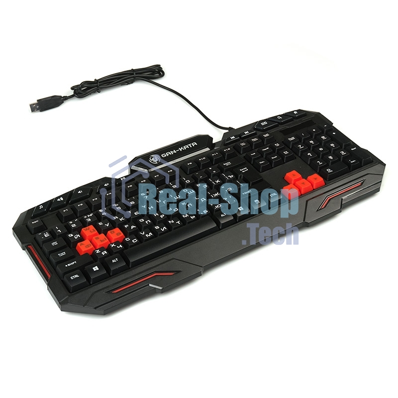 Клавиатура проводная Dialog Gan-Kata KGK-11U черный USB, игровая