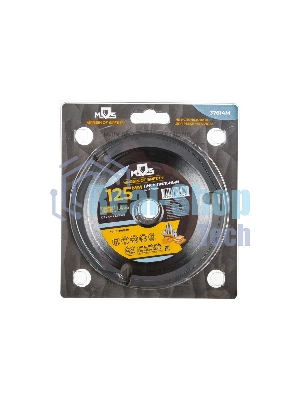 Диск пильный по дереву Fit, посадочный диаметр 22.2 мм, 3 зуба с карбидными вставками, мелкий зуб, 125 мм