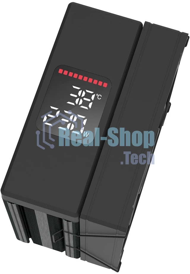 Кулер для процессора ZALMAN CNPS9X ECO DS, 120мм FAN, 4 HEAT PIPES, 4-PIN PWM, 600-2100 RPM, 31.4 DBA MAX, HYDRO BEARING, ARGb TOP COVER, LIVE CPU TEMPERATURE DISPLAY, FULL SOCKET SUPPORT