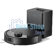 Робот-пылесос Roborock Q8 Max Pro Plus черный, 5200 мАч Li-ion, уборка сухая/влажная, пылесборник контейнер 0,5 л