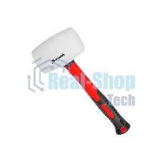 Киянка резиновая Matrix 11196 450 г, белая резина, фибергласовая рукоятка