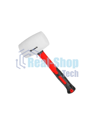 Киянка резиновая Matrix 11196 450 г, белая резина, фибергласовая рукоятка