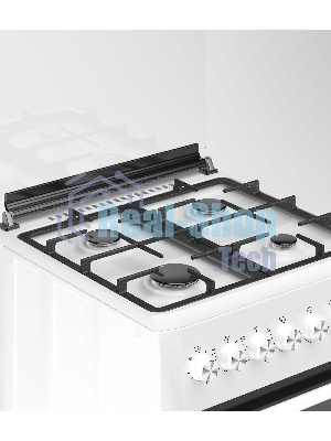 Комбинированная плита REEX RPF-60 WH 4 Газовые конфорки Электрическая духовка