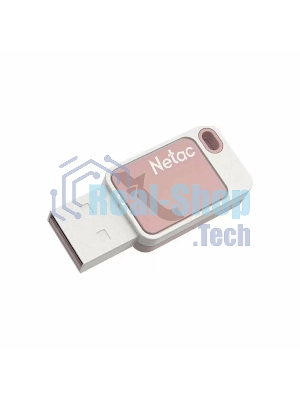 Флешка USB Netac UA31 (NT03UA31N-064G-20PK), 64Gb, USB 2.0, R/W 110/45, розовый/белый