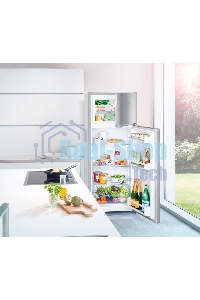 Холодильник Liebherr CTELE 2531-26 001 серебристый двухкамерный 189/44л морозилка сверху