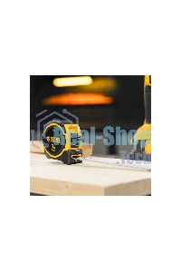 Рулетка Denzel 3м х 16мм, двухкомп. корпус, магнитный обрезиненный зацеп