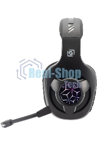 Гарнитура беспроводная/проводная с микрофоном Оклик HS-L575G черный накладные BT оголовье (1895253)