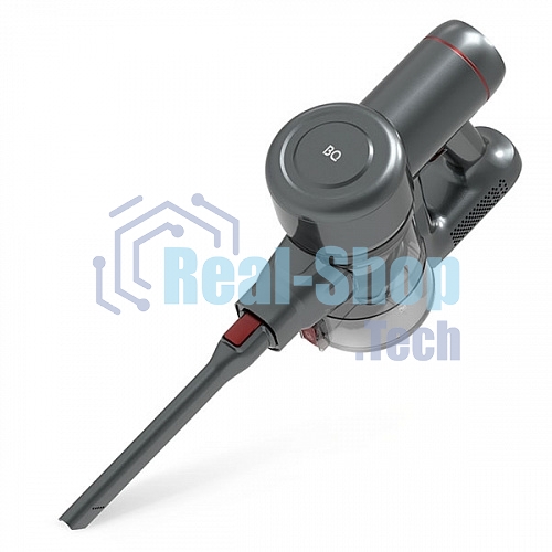 Беспроводной пылесос BQ VCA0202H серый, питание от аккумулятора, 50 Вт, уборка сухая, пылесборник 0.6 л, работа от АКБ max 30 мин.