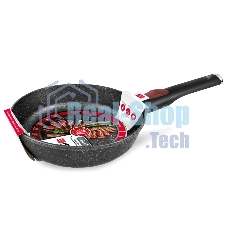 Сковорода НЕВА МЕТАЛЛ ПОСУДА L18020i 20 литая Индукция Гранит с/р