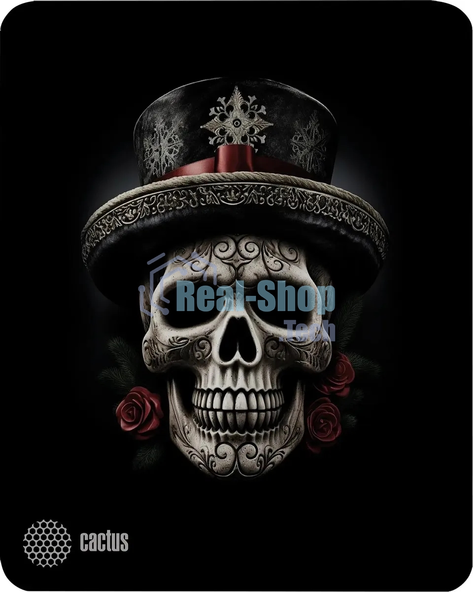 Коврик для мыши Cactus Scull 250x200x3мм (CS-MP-D05S)