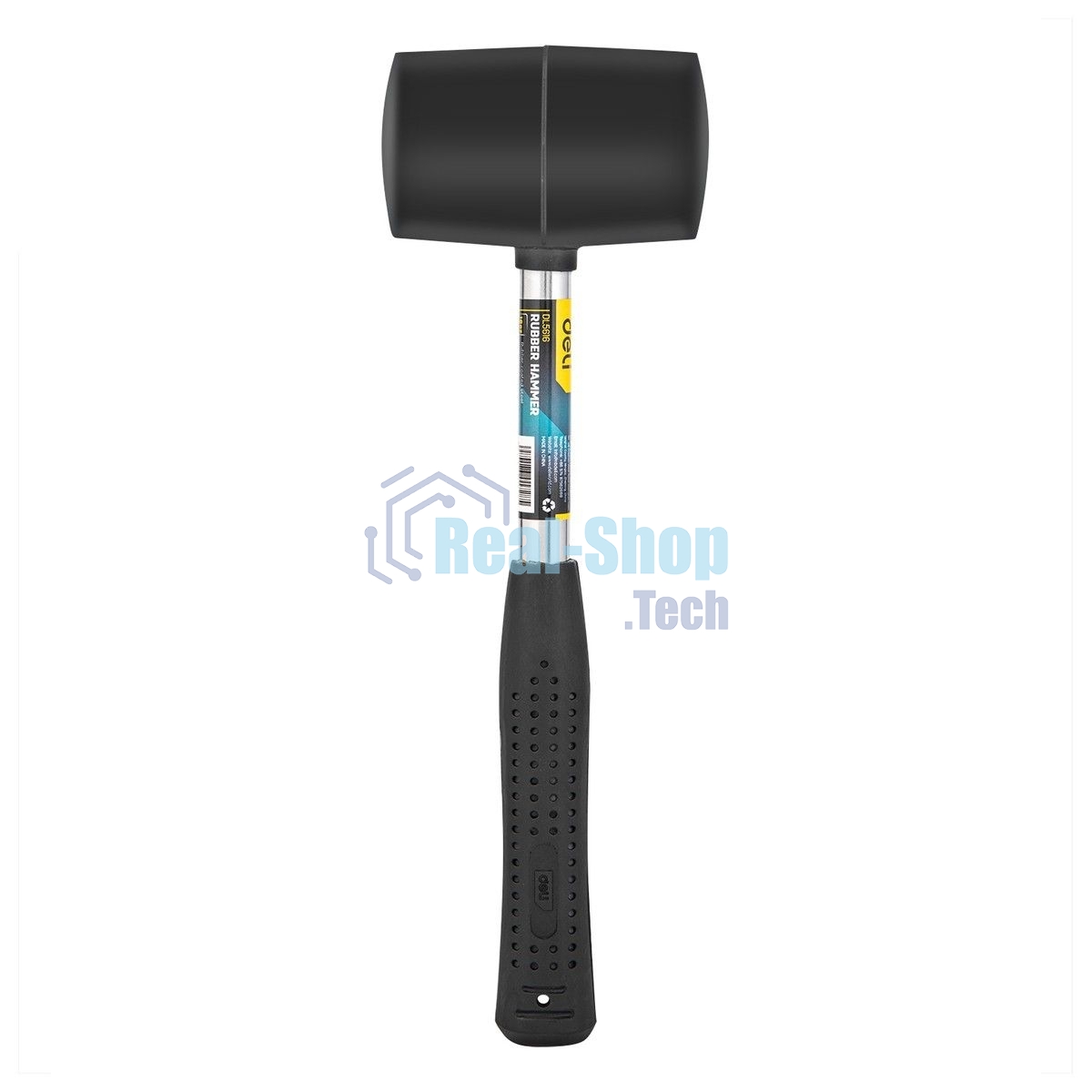 Резиновый молоток со стальной ручкой Deli DL5616 Длина 305 мм